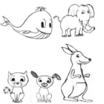 Drawing Cartoon Animals  For Beginners