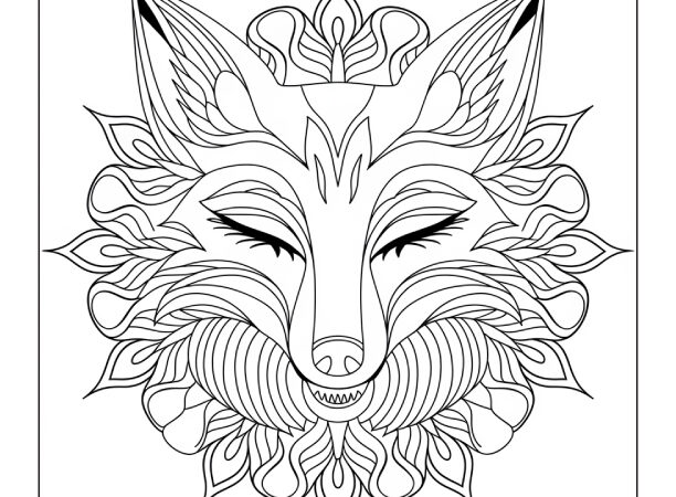 Animal Mandala Coloring Pages for