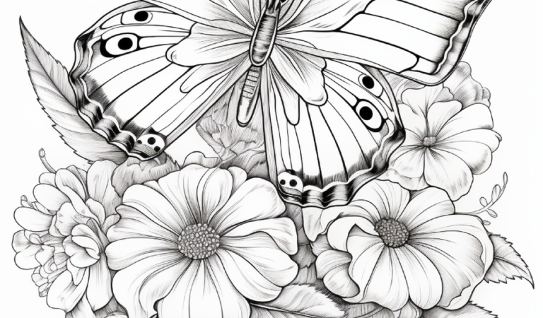 Butterfly Coloring Pages for