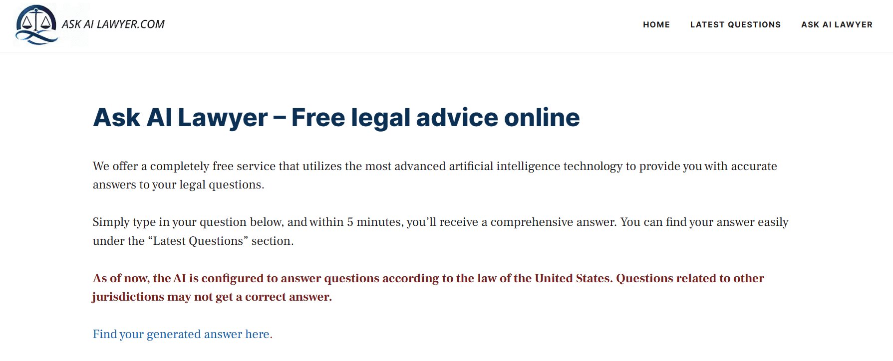 Get Free Online Advice from a Lawyer - Ask Your Questions Now