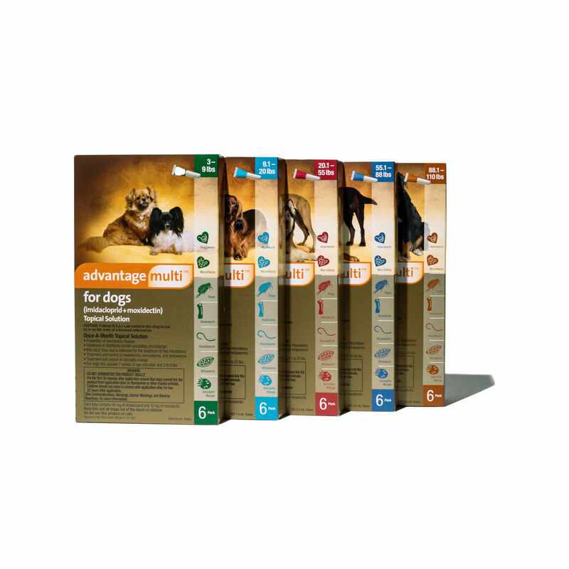 Advantage Multi Topical Solution for Dogs_ 3-9 Lbs_ 6 Treatments