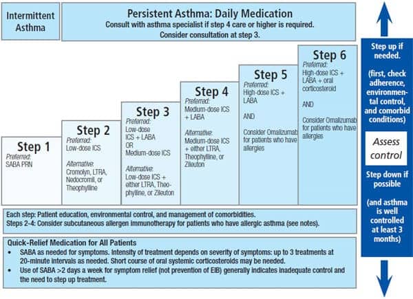 Asthma Stepwise Treatment
