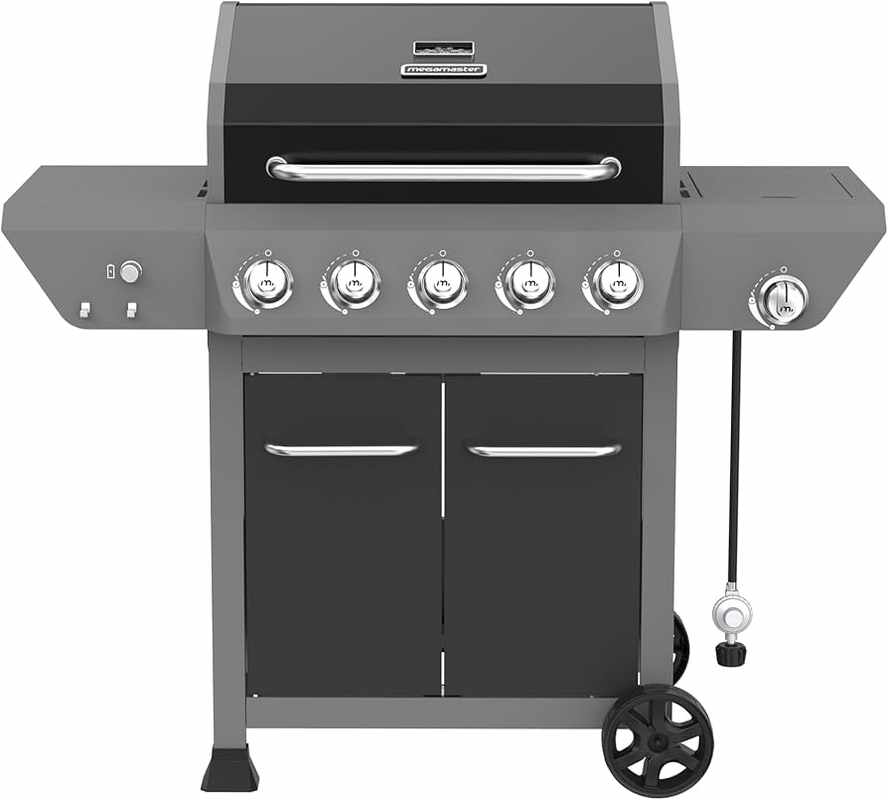 8 Burner Bar B Que Two Propane Tanks Wheels and More