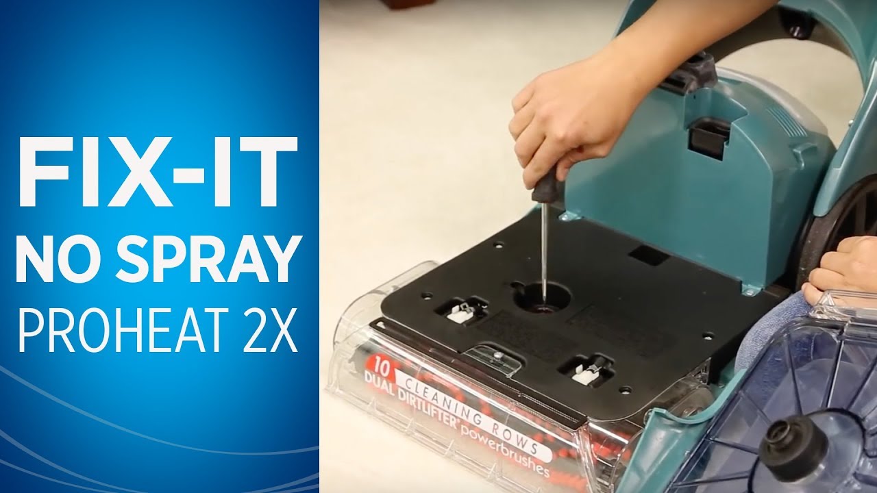 How to Troubleshoot Your Bissell ProHeat 2X