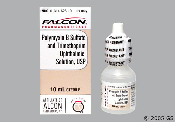 Polymyxin B Sulfate and Trimethoprim Treatment for Pink Eye by Bausch and Lomb