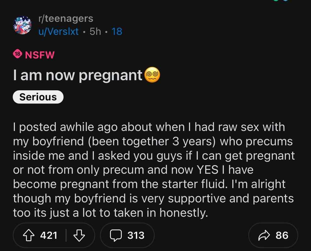 can you get pregnant from precum reddit