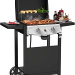 8_burner_bar_b_que_two_propane_tanks_wheels_and