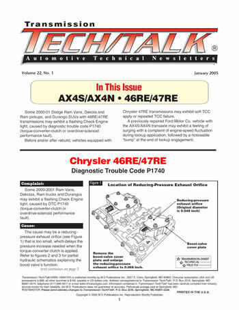 Surging Issues with 2004 Dodge Dakota_ Problems When in Overdrive and Coming to a Stop